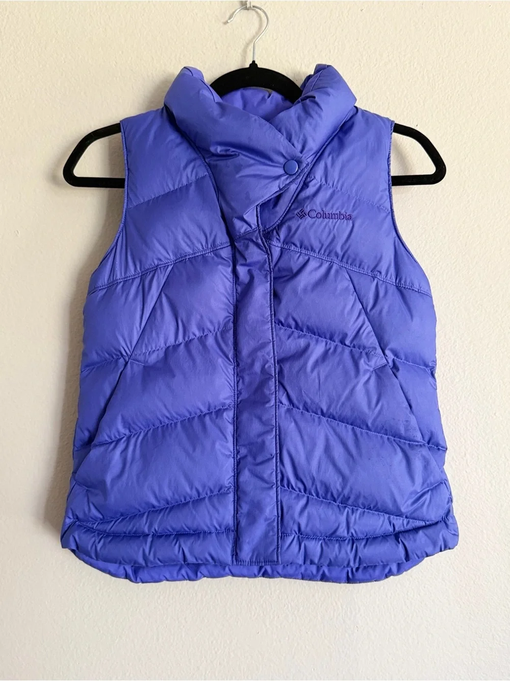 Columbia Kids Purple Puffer Vest - Girls